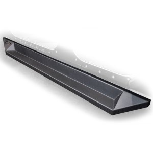 Jeep Wrangler JK Unlimited Rock Slider Steps - DV8 Offroad - SR-10 JK - Matte Black - `07-`18